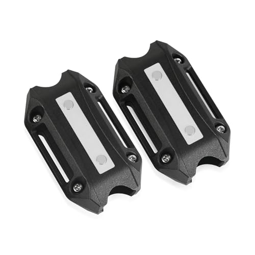 Motorrad Crashbars Motorradzubehör 25mm Sturzbügel Schutz Motor Stoßstangenschutz Stoßstangenschutz Block 25MM Externes Zubehör Motorschutz Sturzbügel(A Gray)