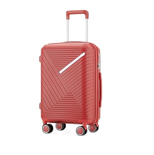 RUVOO Koffer Trolley Reisekoffer Gepäck Leichter Koffer Reisegepäck Mit Spinnerrädern TSA-Schloss 20 Zoll Koffer Gepäck Rollkoffer (Color : F, Size : 20in)