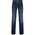 TOM TAILOR Damen Alexa Straight Jeans mit Bio-Baumwolle, blau, Logo Print, Gr. 29/30