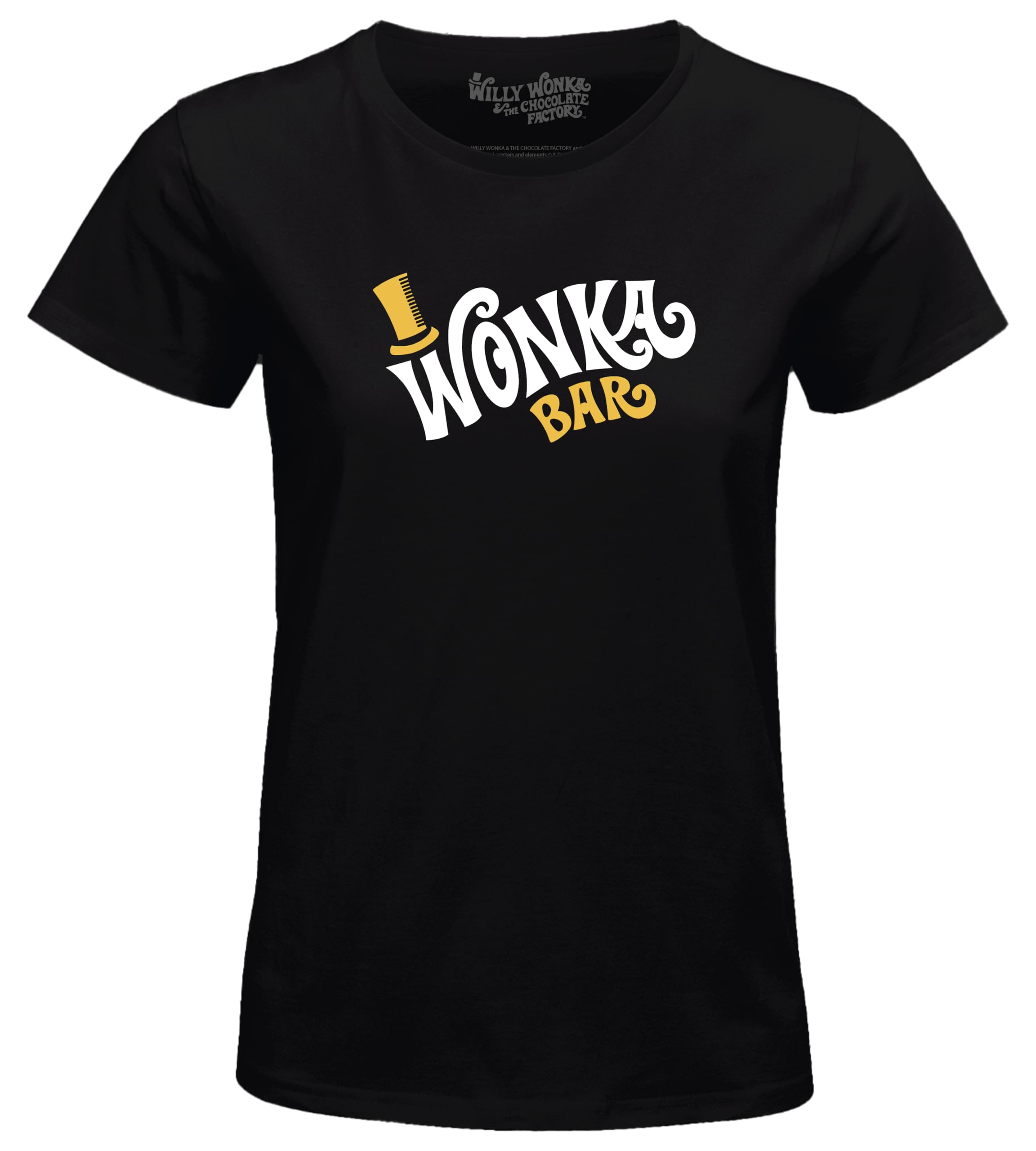 cotton division Damen Wowonkats004 T-Shirt, Schwarz, Large