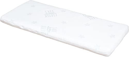 safe asleep von roba Stubenbettmatratze AIR BALANCE PLUS, 45x90x5,5 cm, atmungsaktives 3D Material für ein optimales Schlafklima, mehrfach gerillt, gelocht, Stubenbett- Kinderbettmatratze