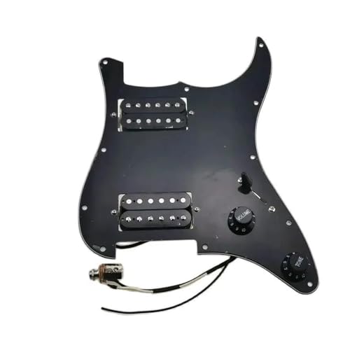 Schlagbrett Tonabnehmer für E Gitarre Loaded Prewired Gitarren-Tonabnehmer SSS 60er-Jahre-Stil Single Coils 5 Tonabnehmer 7-Wege-Verdrahtung Schlagbrett