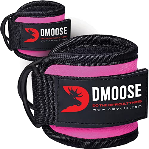 DMoose Fußschlaufen Kabelzug - kickbacks fußschlaufe - Fußmanschetten Kabelzug, Kabelzug Fußschlaufen für Fitness Training - Ankle Straps Fußschlaufen Fitness Accessories für Frauen und Männer