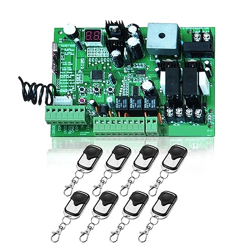 Elektrisches Toröffnungsset, Universelle 24-V-Platine for den automatischen Doppelarm-Schwenktoröffner, Steuerplatine, intellintes Kontrollzentrumssystem(8 remote 24v)