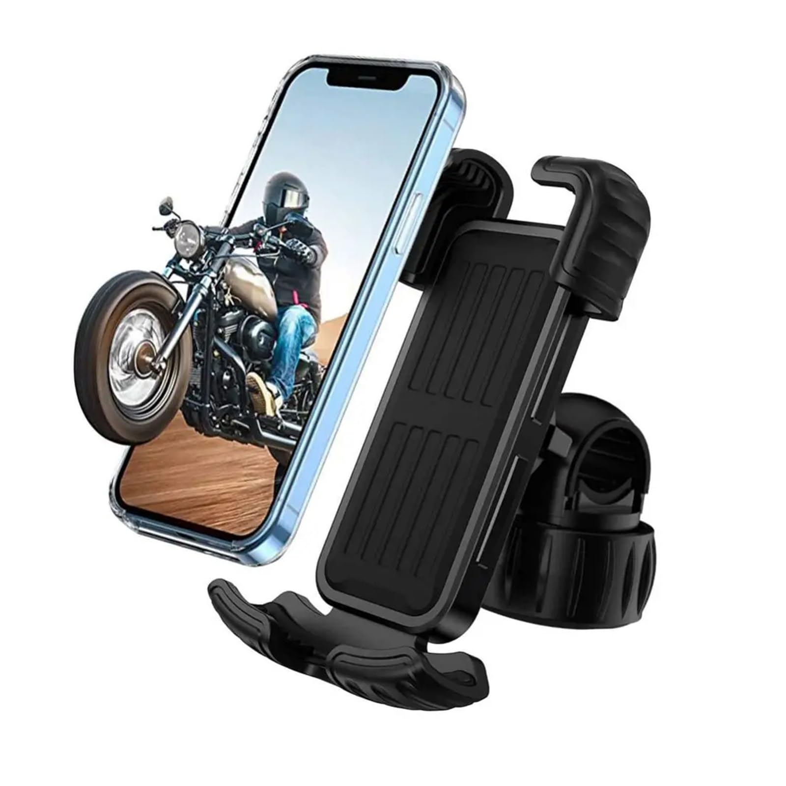 Handyhalterung Motorrad Motorrad Telefon Halter Drehbare Lenker Montieren Telefon Nevigation Halterung Racks Für Straße Mountainbike Roller Handyhalter Fahrrad