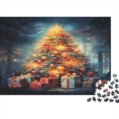 Winter Christmas Tree Puzzle 1000 Teile Erwachsene Winter Fun Puzzle Puzzles Für Erwachsene Klassische Puzzles 1000 Teile Erwachsene 1000pcs (75x50cm)