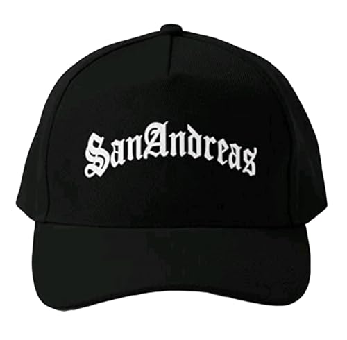 Baseballmütze GTA San Andreas Baseballmütze Snapback Sport Sommer Volltonfarbe Damen Sonnenhaube Outdoor Lässig Schwarz Fisch Hip Hop Frühling