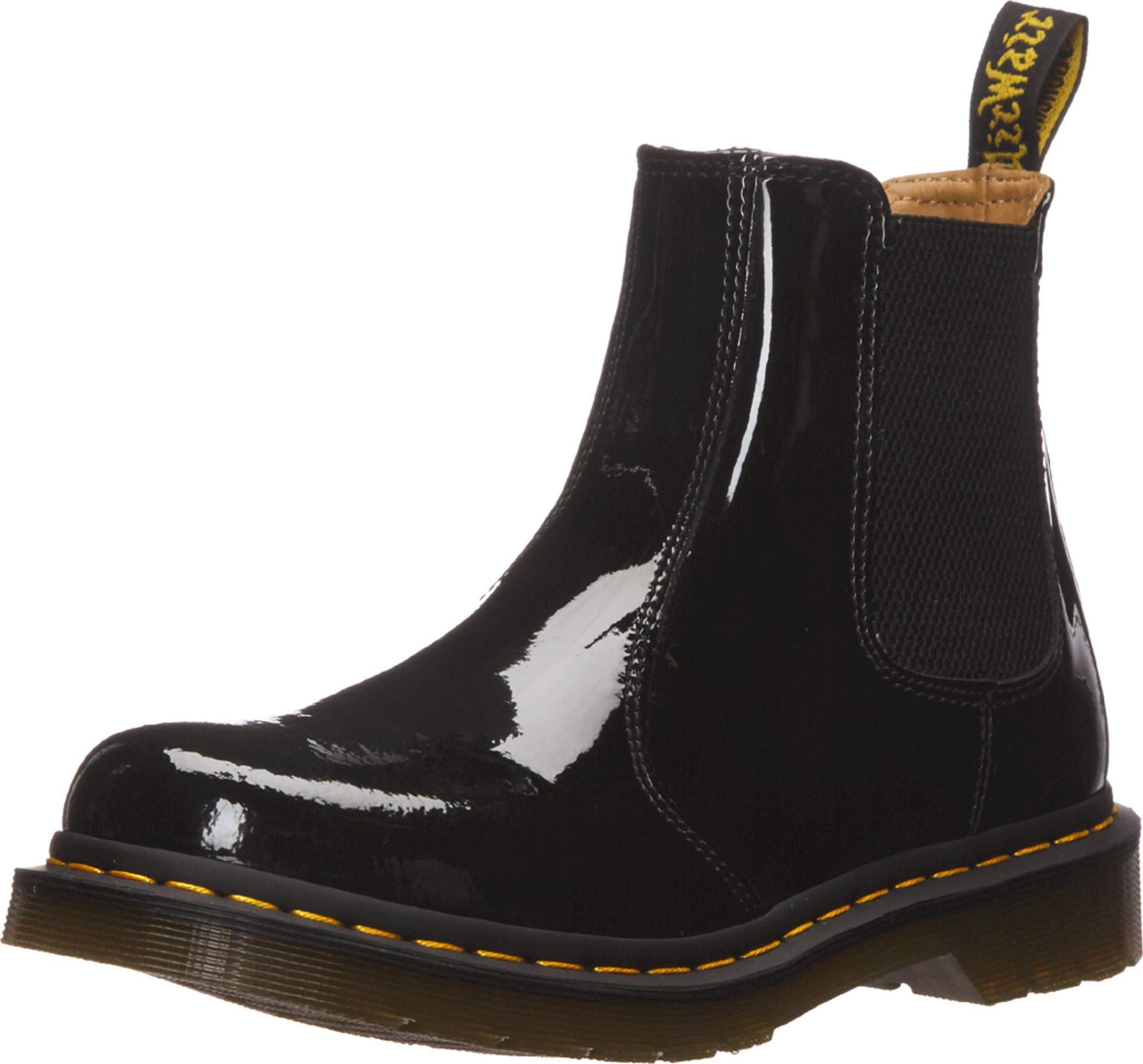 Dr. Martens Damen 2976 Amphibians, Black Patent Lamper, 39 EU