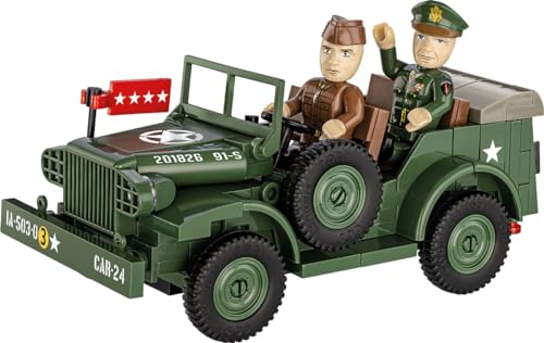 COBI Historical Collection 3111 - Dodge WC-56 Command Car, Bausatz 1:35, 208 Teile und 2 Spielfiguren