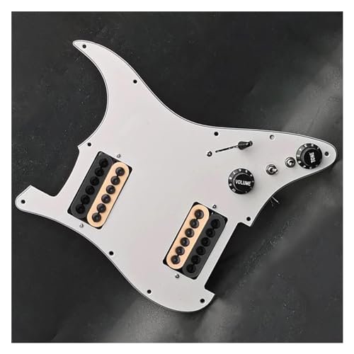 Standard-Pickguard-Tonabnehmer E-Gitarre Schlagbrett Komponente HH Humbucker Pickup Coil Splitting Schlagbrett (Color : 3/4)