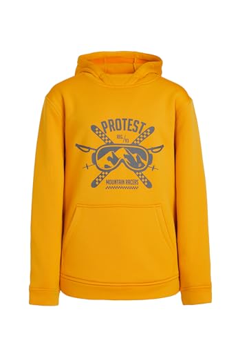 Protest Jungen Hoodie PRTTEUN JR Elastischer Stoff Dark Yellow 128