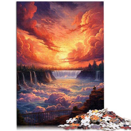 Puzzle weltberühmte Landschaft, 1000-teiliges Puzzle, Holzpuzzle, Familienspiel zum Stressabbau, schwieriges Herausforderungspuzzle, 1000 Teile (50 x 75 cm)