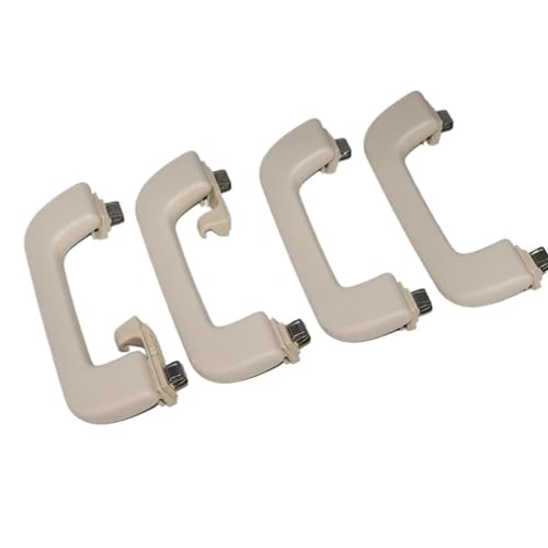 VLZUNO Hellbeige Vorne Hinten Links Rechts Dach Griff Haltegriff, for Audi, for A4 S4 A5 S5 A3 A1 Q3 2008-2014 RS5 Quattro 2008-2014 Haltegriff für Autodach(Light beige-01)