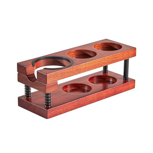 Nnti-Slip Holz Kaffee Tamper Halter Tamping Station Kaffee Ständer Siebträger Halter Rack Einfach zu bedienen