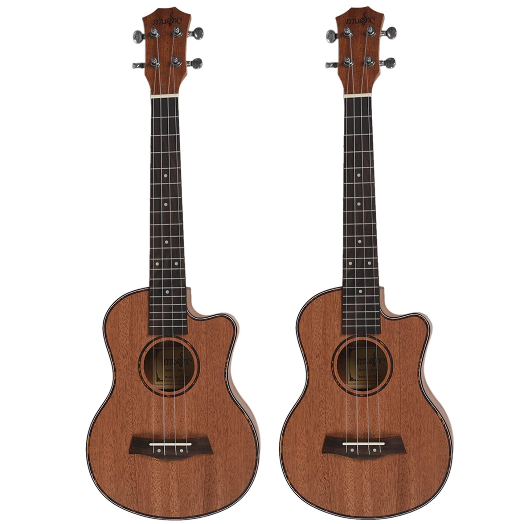 2X Tenor Acoustic 26 Ukulele 4 Saiten Gitarre Mahagoni Musik Instrument