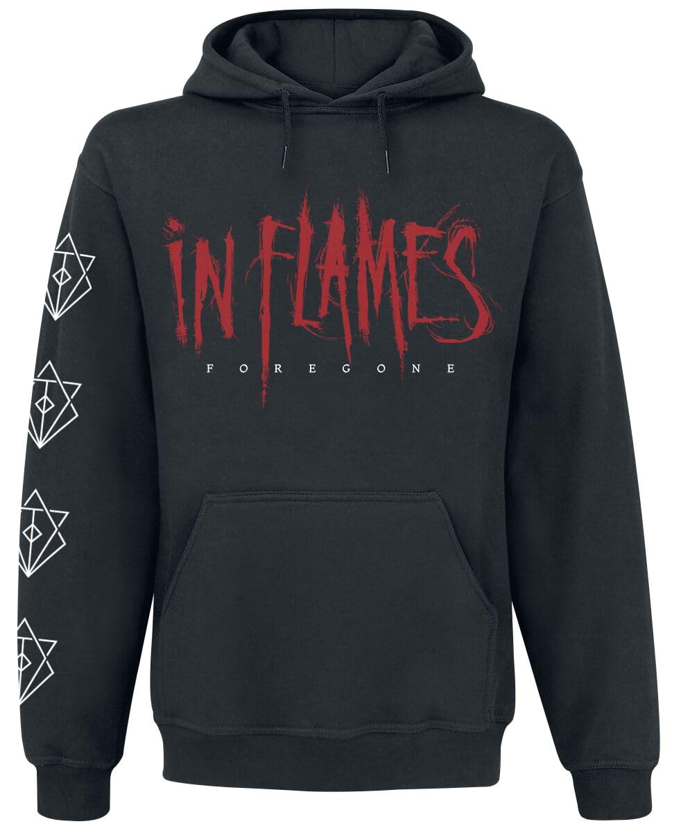 In Flames Foregone Cover Männer Kapuzenpullover schwarz XL