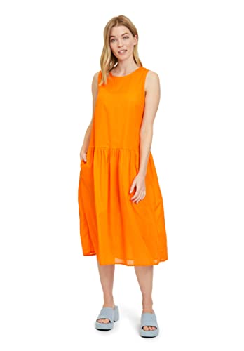 Cartoon Damen 1623/7280 Kleid, Orange Tiger, 42