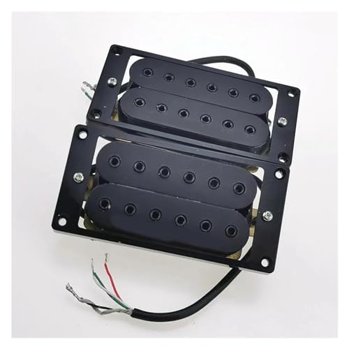 Gitarren-Humbucker-Tonabnehmer, Gitarren-Tonabnehmer, Tonabnehmer, Humbucker-Tonabnehmer Für E-Gitarre, Schwarz, 1 Set e gitarren tonabnehmer