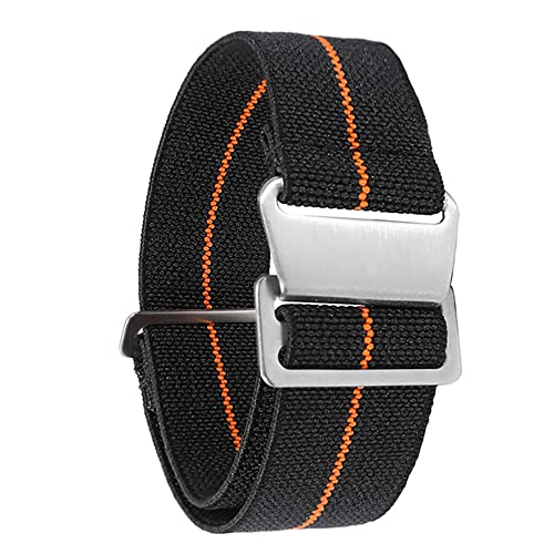 OPKDE Nato-Armband für Garmin Vivoactive 4 3 / Venu SQ 2 Plus, 60S, 20 mm, Fallschirm, elastisch, Nylon, 22 mm, For Venu-Venu SQ, Achat