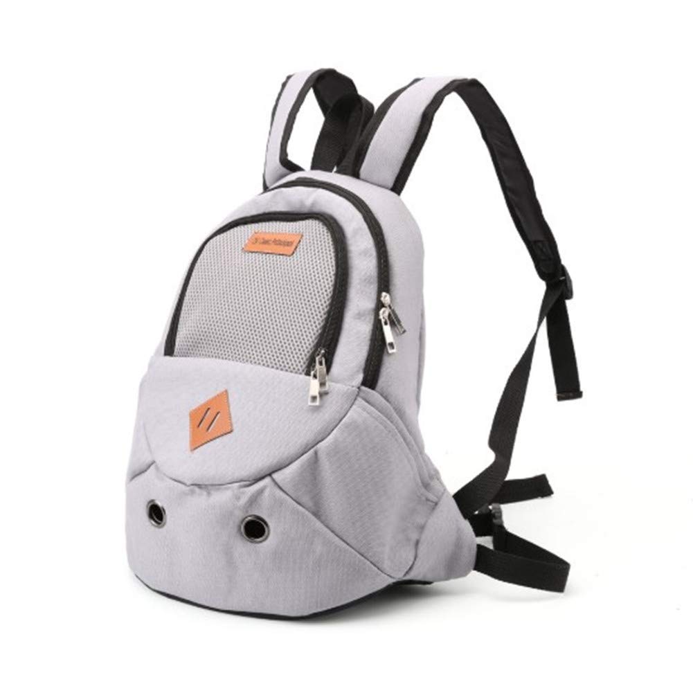 Rysmliuhan Shop Hundetragetasche Katzenrucksack Hundeträger für mittlere Hunde Tragbarer Haustierträger Welpenträger für kleine Hunde Hundereiseträger Hunderucksack Gray