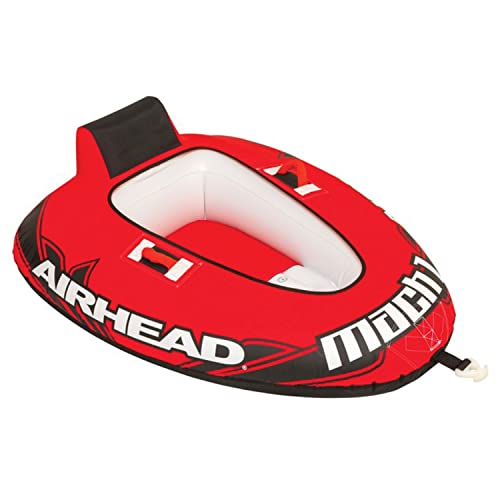 Airhead Unisex-Erwachsene MACH 1, 1 Rider Towable Tube Abschlepprohr, rot