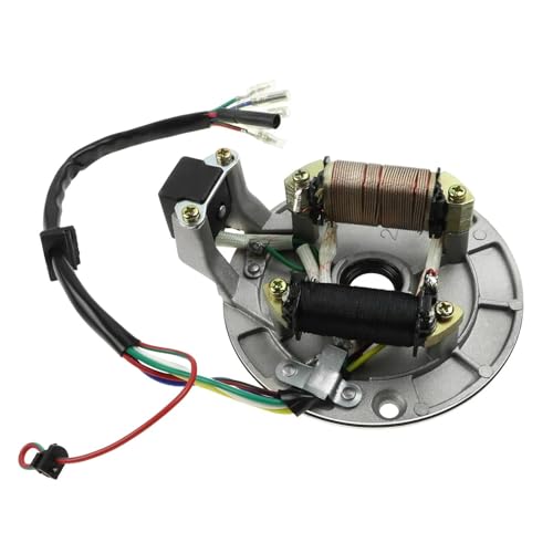 Stator Spule Zündung Stator Magneto Platte Spule Für 50cc 70cc 90cc 110cc 125cc Dirt Bike Für ATV Go Kart XR50 Für SDG Für SSR 107 110 125 CC Zündung Lichtmaschine Stator