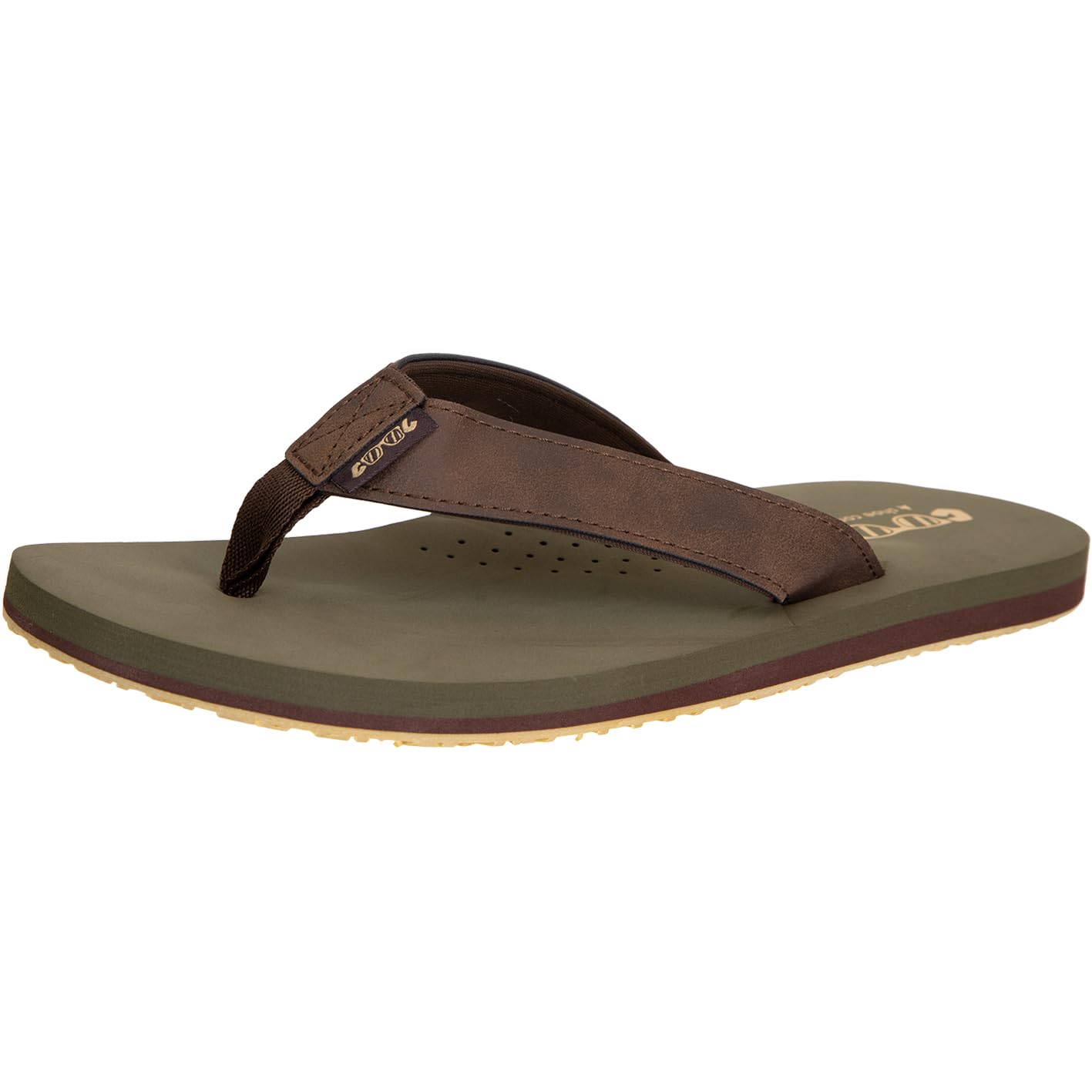 Cool Shoe Sin Slides Flip Flops (olive, EU Schuhgrößensystem, Erwachsene, Numerisch, M, 43)