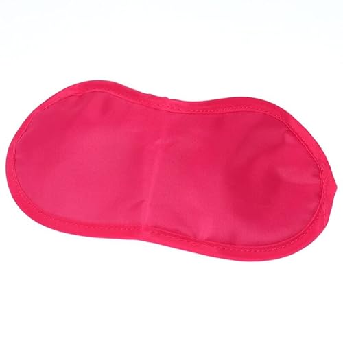 Übernachtung Taschen, Schlafmasken, 1 Stück Schlafaugen-Schatten-Patch, Augenmaske, Augenabdeckung, imitierte Seide, Schlaf-Augenmaske, Augenbinden, Frauen-Augenmaske for Schlafen (Farbe: Rot) (Color