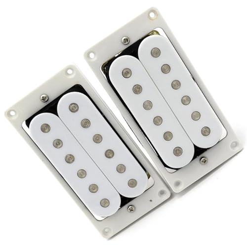 1 Set 4 Weiße Offene Humbucker-Tonabnehmer Für E-Gitarre e gitarren tonabnehmer