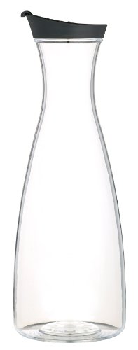 KitchenCraft JUICEJAR Kunststoff-Wasserkrug mit Deckel, transparent, 1,5 l