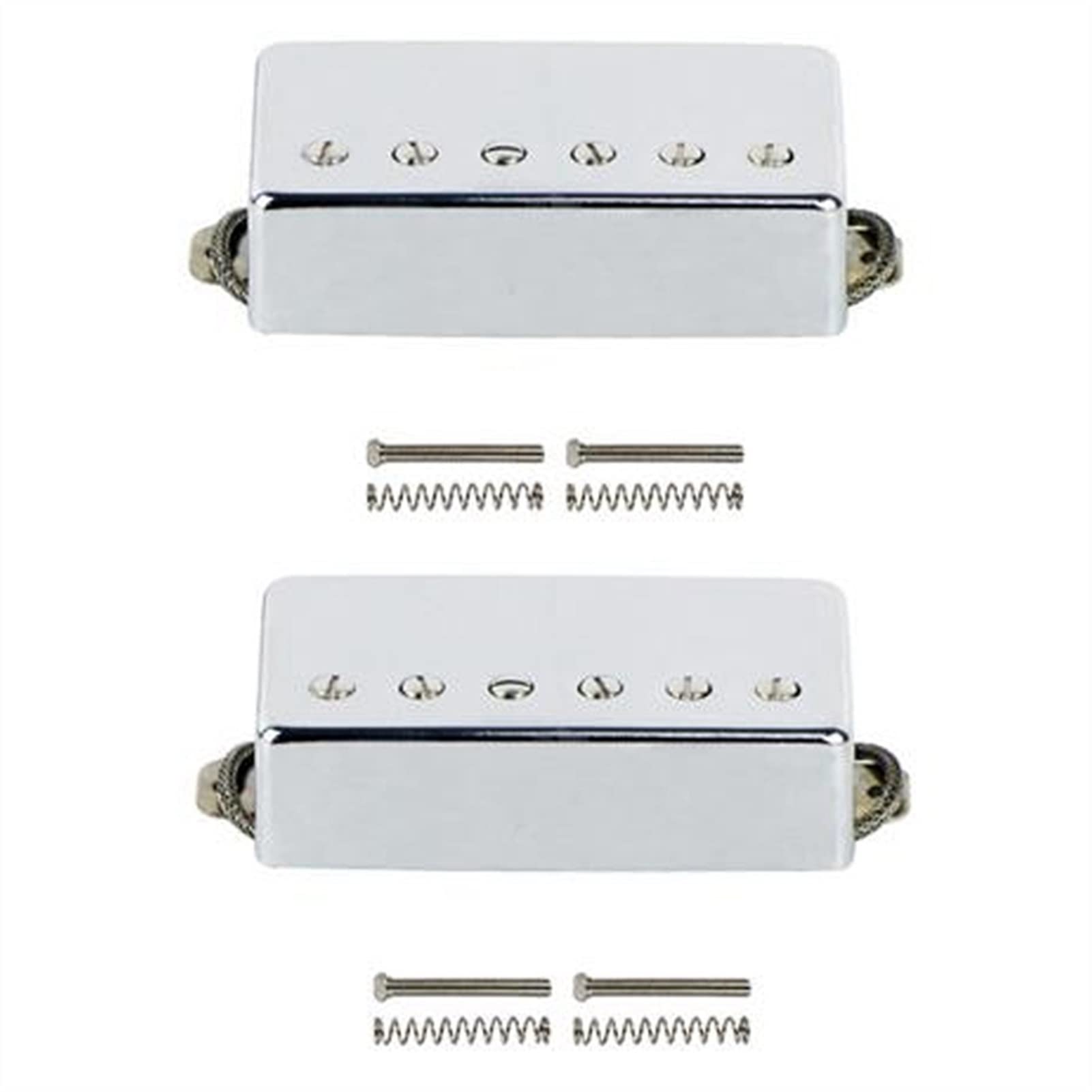 ZENGXUE E-Gitarre Doppelspule Humbucker Pickup Hals Bridge Pickup 50mm 52mm 2 Leiter Für Lp. Gitarre Humbucker Tonabnehmer Set