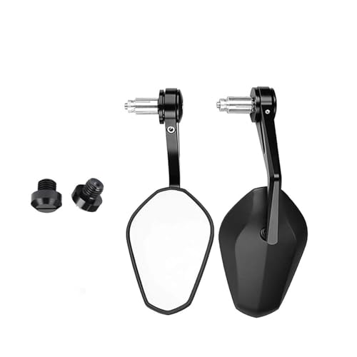 Motorradspiegel-Set Für CanAm Für Spyder F3-S F3T Für BMX Räder Und Roller Motorrad Lenkerspiegel Universal Rückspiegel 7/8" 22 Mm(Quadratischer Spiegel)