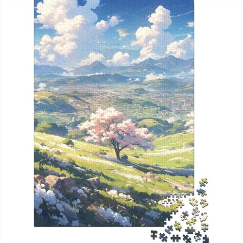 1000 Teile für Erwachsene, schwierige Puzzles, Landschaftsszenen für Erwachsene, schwierige Puzzles, entspannendes geistiges Lernspielzeug 29,53x19,69 Zoll