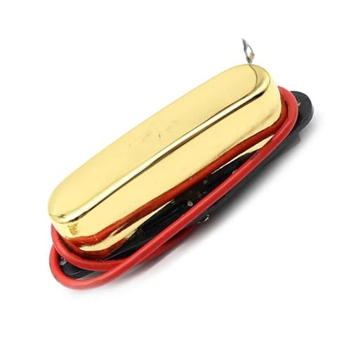 Gold E-Gitarre Single Coil Pickup mit Cover Fit Pickups Ersatzteil Single-Coil-Tonabnehmer