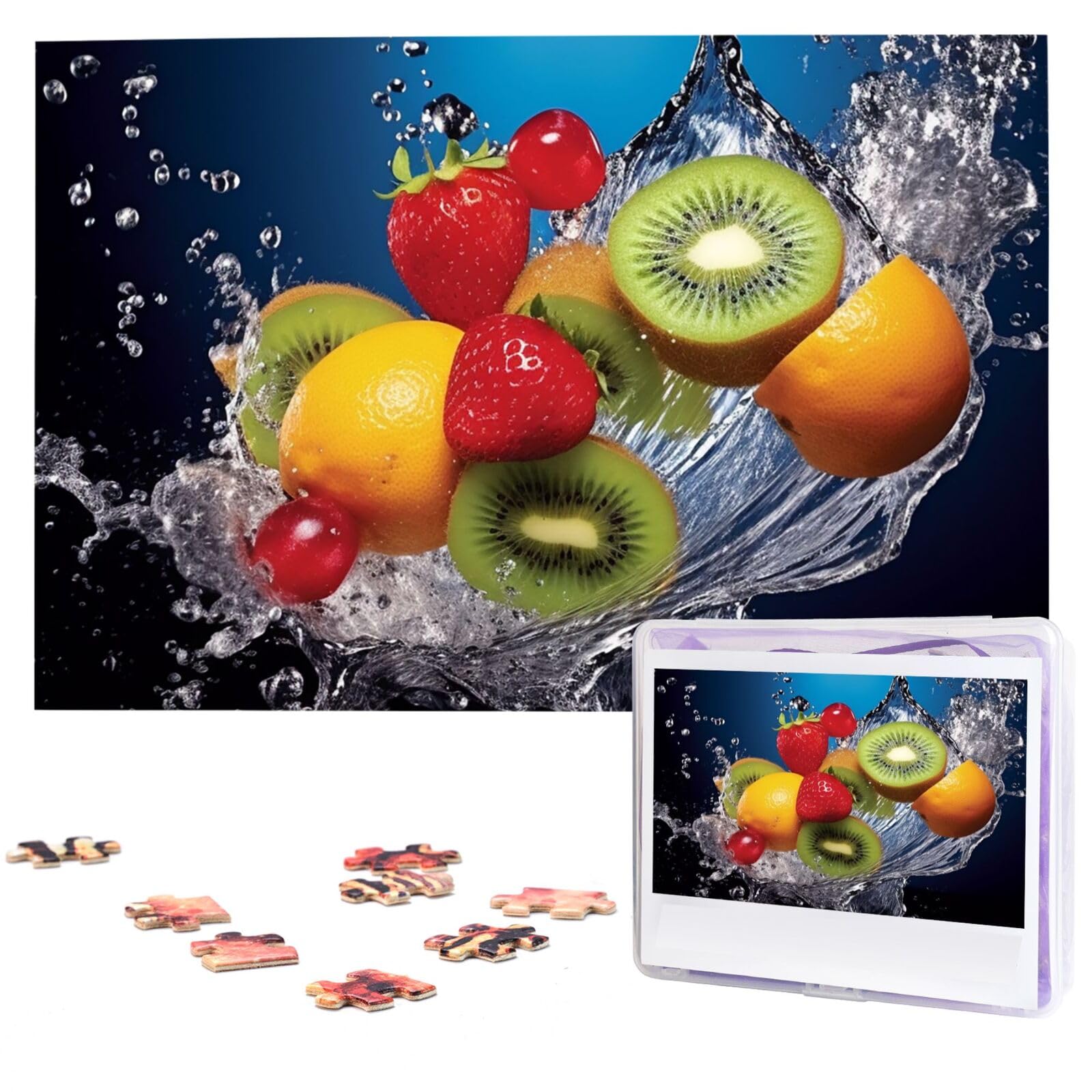 Jigsaw Puzzles 1000 Pieces For Adults Water fruits Jigsaw Puzzle Cool Animal Christmas Puzzle Gift Puzzle For Family Size 75 X 50 cm