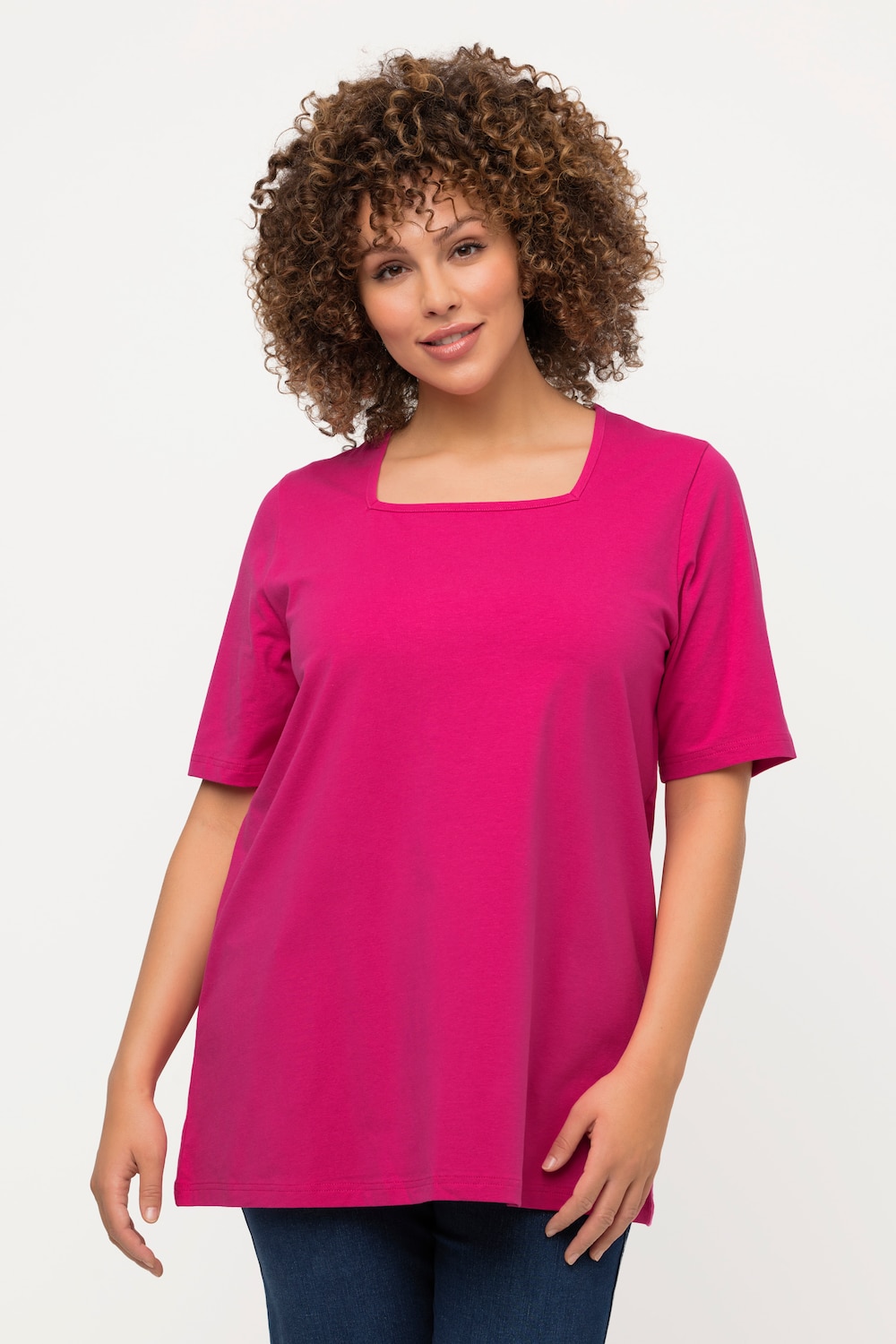 Große Größen T-Shirt, Damen, rosa, Größe: 58/60, Baumwolle, Ulla Popken