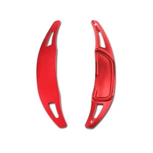 DOFABI for Mercedes-Benz, 2015+ A35 A45 A45S CLA45 S CLA35 Shooting Brake Schaltwippen verlängern Auto Lenkrad Schaltaufkleber Schaltwippen-Erweiterungen(Red)