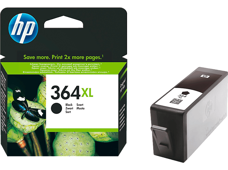 HP 364XL Tintenpatrone Schwarz (CN684EE)