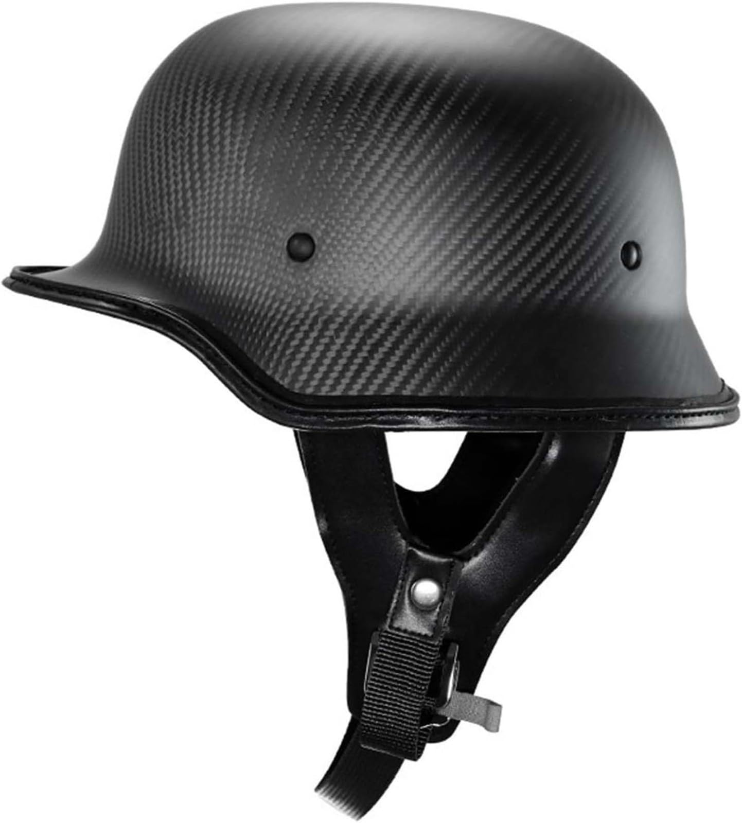 Retro-BOL-Motorrad-Bols-Helm, Jet-Helm Im Deutschen Stil, Mit DOT/ECE-Zulassung Und Herausnehmbarem Innenfutter, Halber Motorradhelm Für Erwachsene, Damen Und Herren A,XL61-62CM