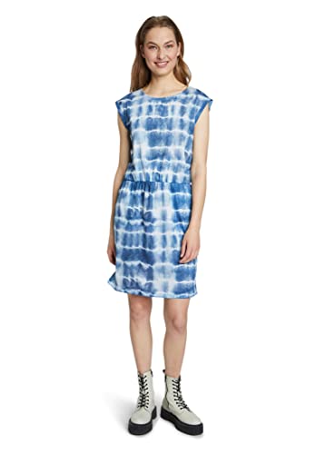 Cartoon Sommerkleid Blau/Weiß, 40 Damen