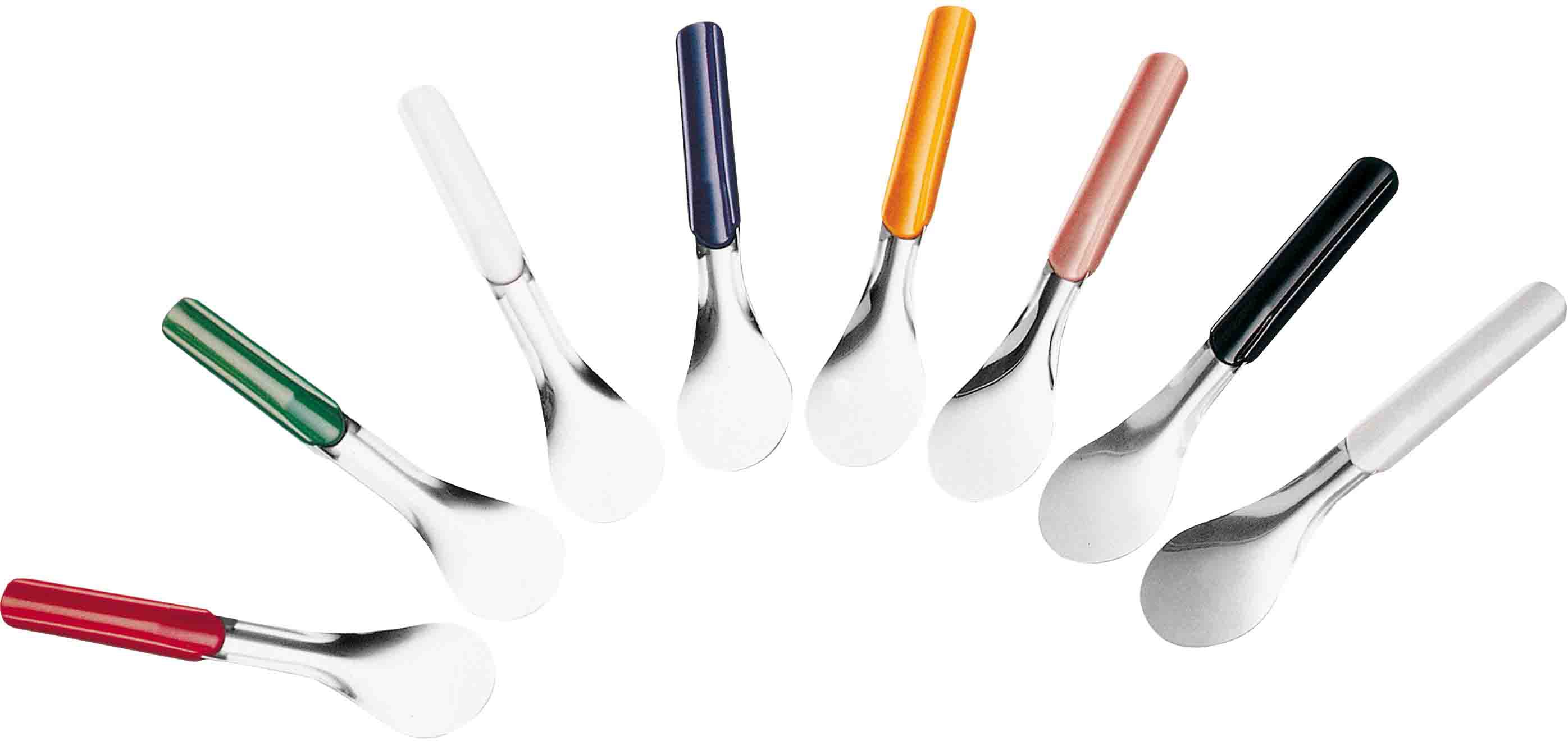 PINTINOX Eislöffel "Pinti Gelateria Professional", (Set, 4 tlg.), aus Edelstahl mit Kunststoffgriff, für Eis, Desserts, Joghurt 2