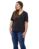 Peppercorn Damen Philina Tee Curved Schwarz 50