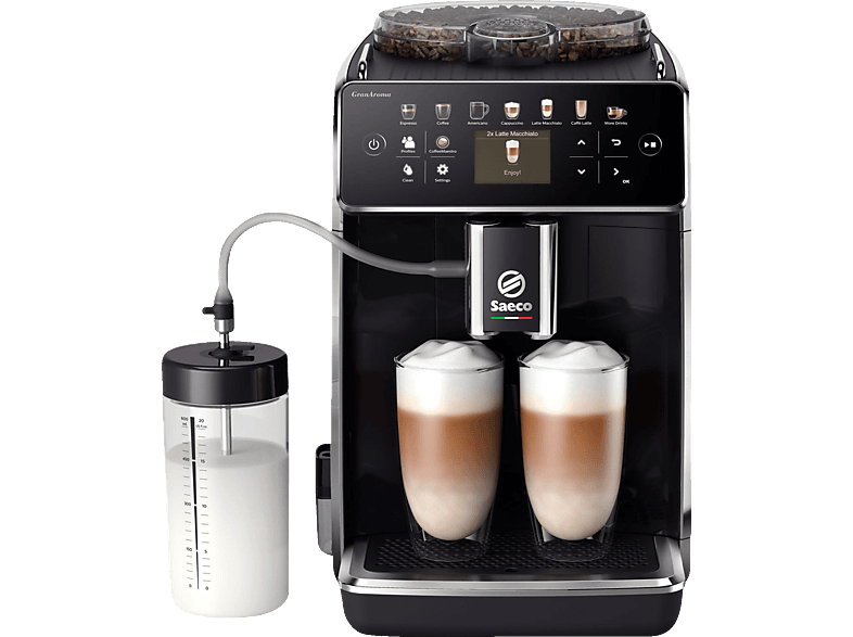 SAECO SM6580/00 GranAroma 12 Kaffeespezialitäten Kaffeevollautomat Schwarz