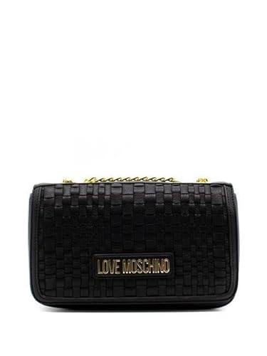 Love Moschino Damen Jc4239pp0gkm000 Schultertasche, Schwarz