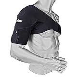 Zamst Shoulder Wrap Schulterkompresse zur dynamischen Stabilisation schwarz schwarz M