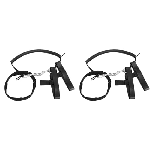 SICOSALT 2X Tauchflaschen-Zylinder Stage Bottle Rigging Sidemount Strap+Clamp und Clips,Tauchflaschengurte,für 6L Tank