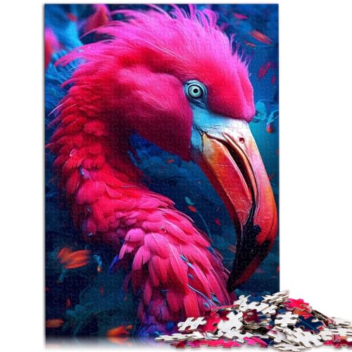 Puzzle Flamingo-Puzzle 1000 Teile Holzpuzzle Jedes Teil ist einzigartig - Anspruchsvolles Familienspaßspiel 1000 Teile (50 x 75 cm)