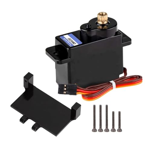 Fhsqwernm 1:24 Lenkgetriebe Digitale Servos Motor Vollmontage Modellbausätze SCX24 90081 AXI00002 Modellauto Spielzeug