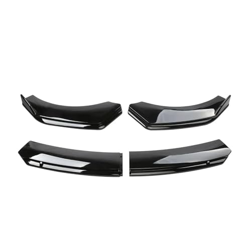 Frontspoiler Lippe Für A4 Für A5 Für A6 S4 S5 Auto Front Körper Stoßstange Spolier Lippe Kinn Diffusor Splitter Air Dam Kit Schutz Schutz Abdeckungen Frontstoßstange Spoiler(Gloss Black)