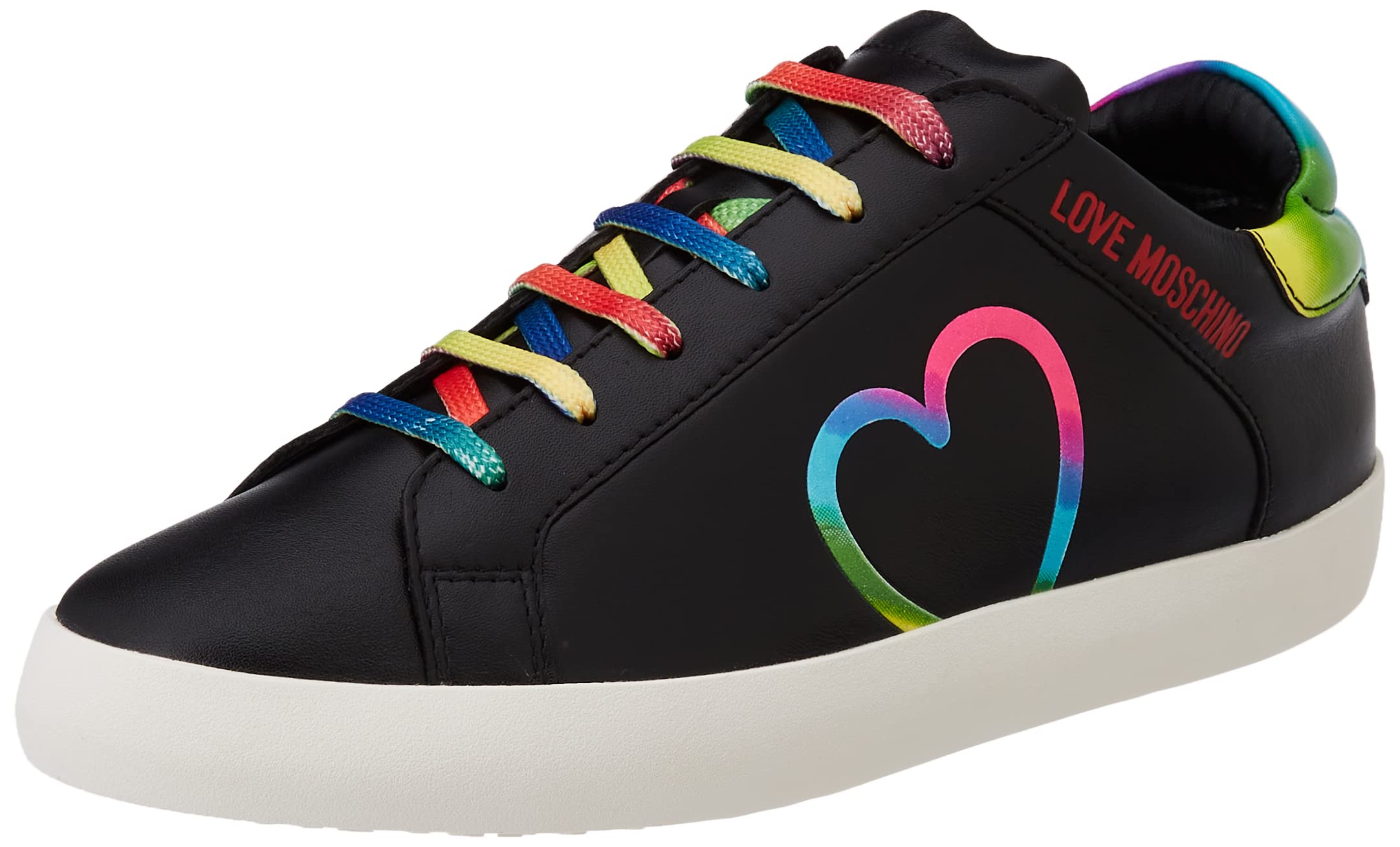 Love Moschino Damen Nuova pre-Collezione Primavera Estate 2022 Gymnastikschuh, Schwarz, 39 EU